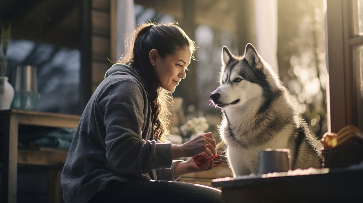 How to groom a husky||||