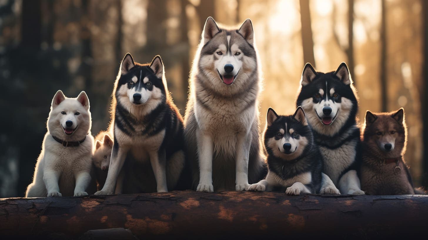 Types of Huskies