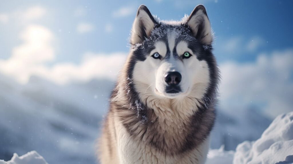 Why do huskies have different colored eyes